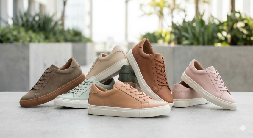 vegan leather trendy sneakers wear test review