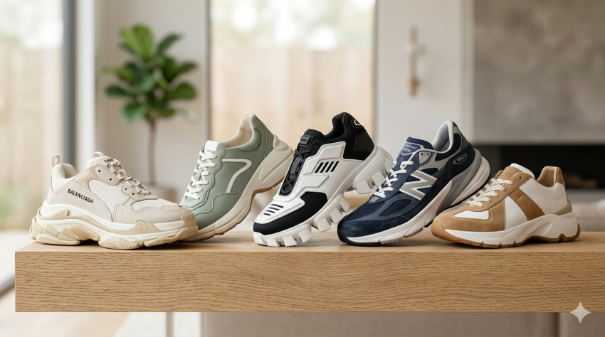 top rated designer chunky sneakers for wide feet