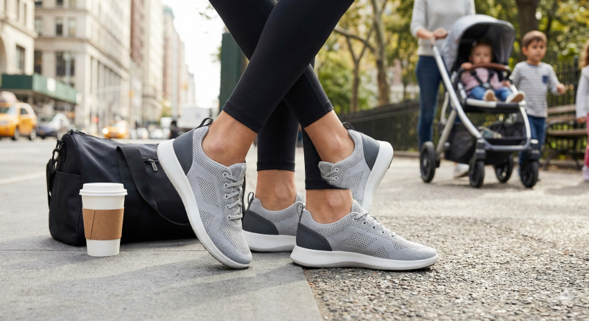 moisture-wicking gym-to-street sneaker reviews for busy moms